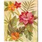 Coral Tropical Floral by Silvia Vassileva 12" x 15" Canvas Wall Art (Set of 2)